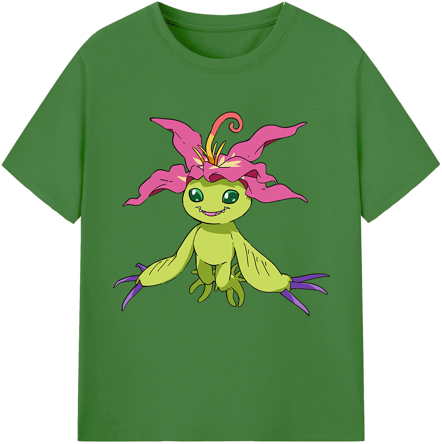（画像用） Digimon デジタルモンスター/デジモン レディースカジュアルプリントTシャツ（綿100％）